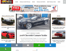 Tablet Screenshot of newmusclecars.org